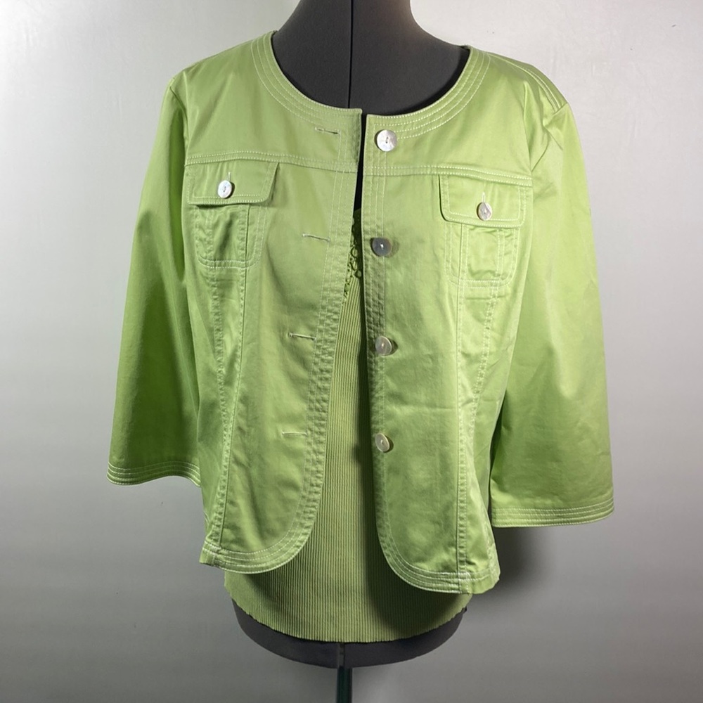 Ruby Rd. Light Weight Jacket Size 18 Mint Button … - image 1